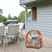 Drum Fan 24 Inch High Velocity Industrial Use 3-Speed Timer for Warehouse V952-GYLSFS24YCACQCOS3V3