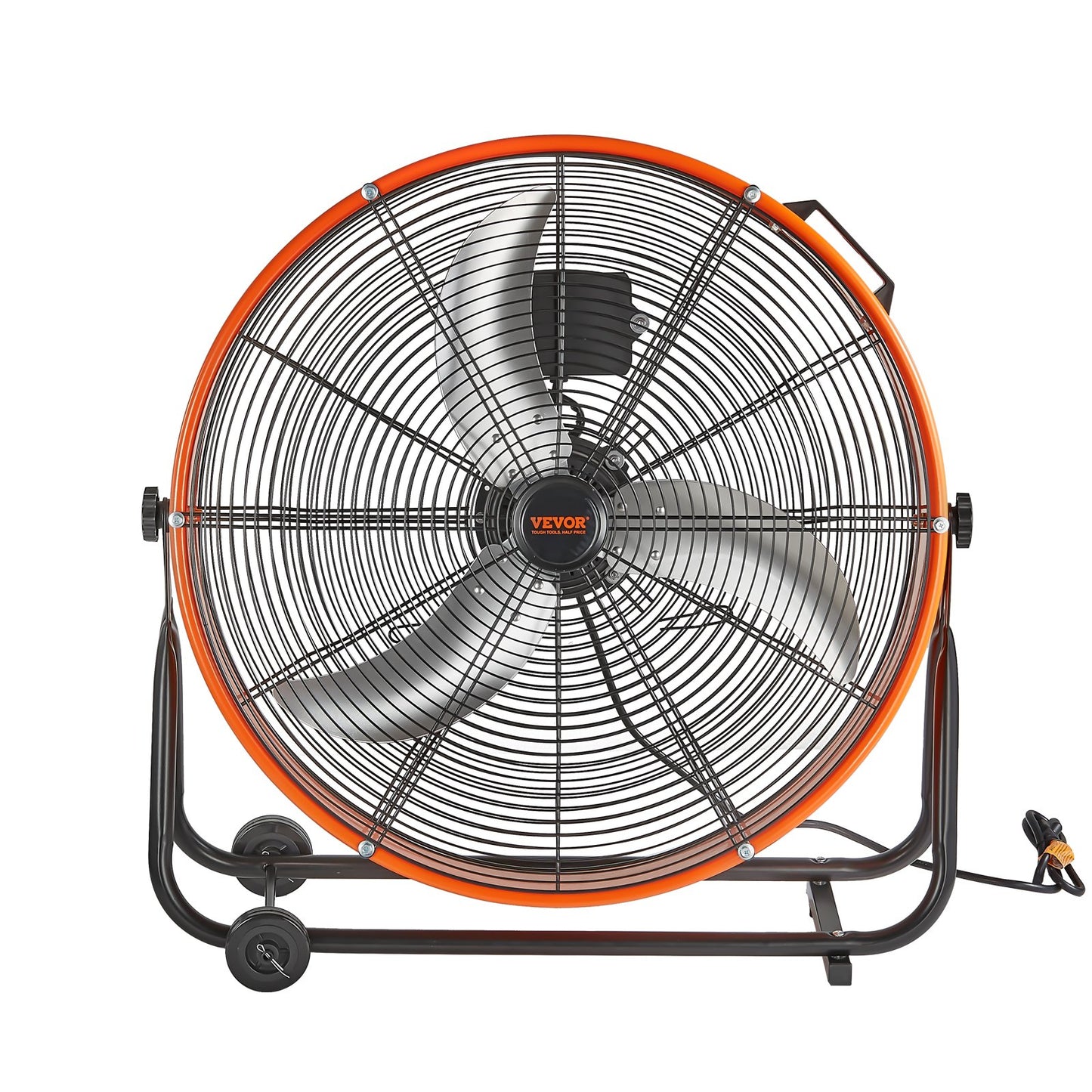Drum Fan 24 Inch High Velocity Industrial Use 3-Speed Timer for Warehouse V952-GYLSFS24YCACQCOS3V3