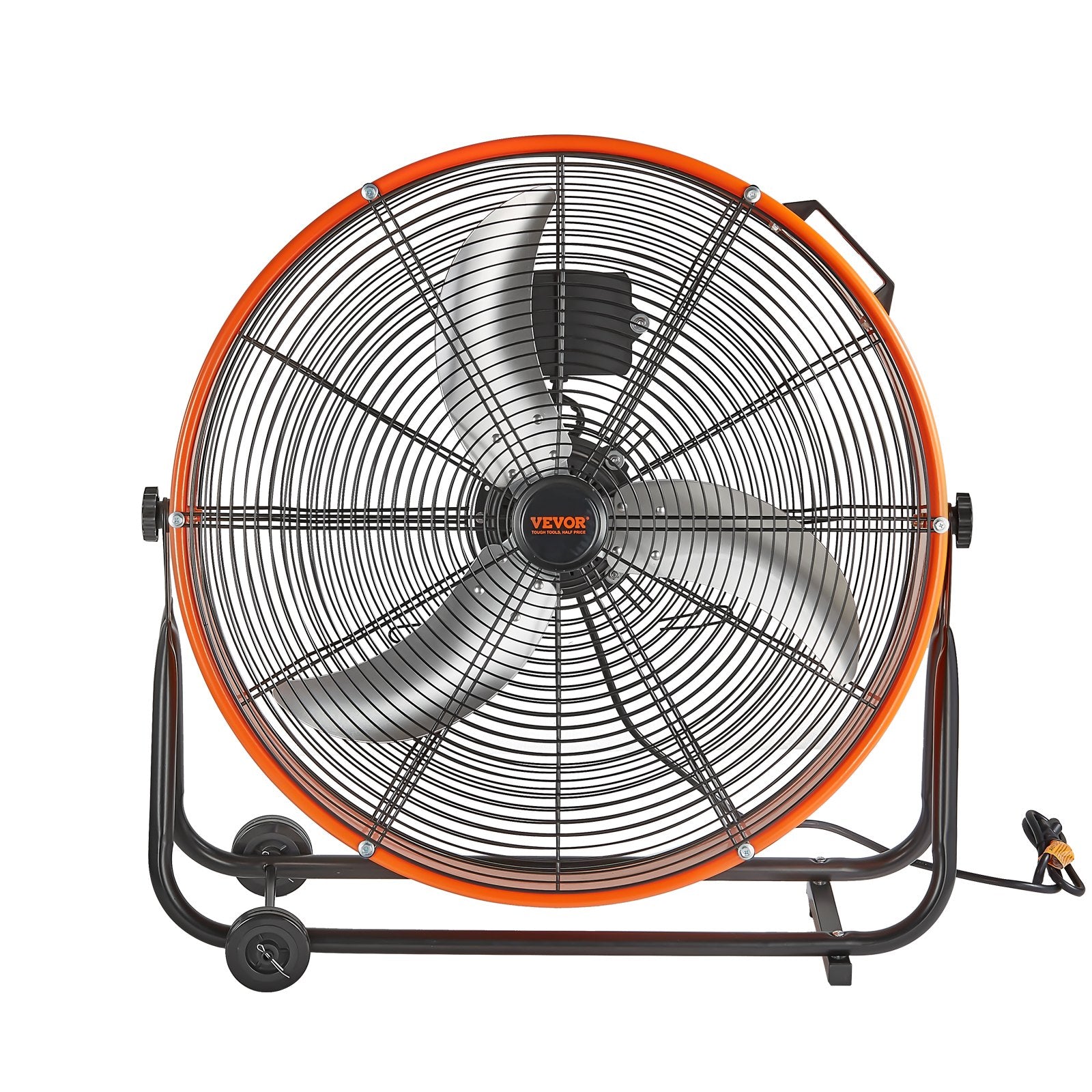 Drum Fan 24 Inch High Velocity Industrial Use 3-Speed Timer for Warehouse V952-GYLSFS24YCACQCOS3V3