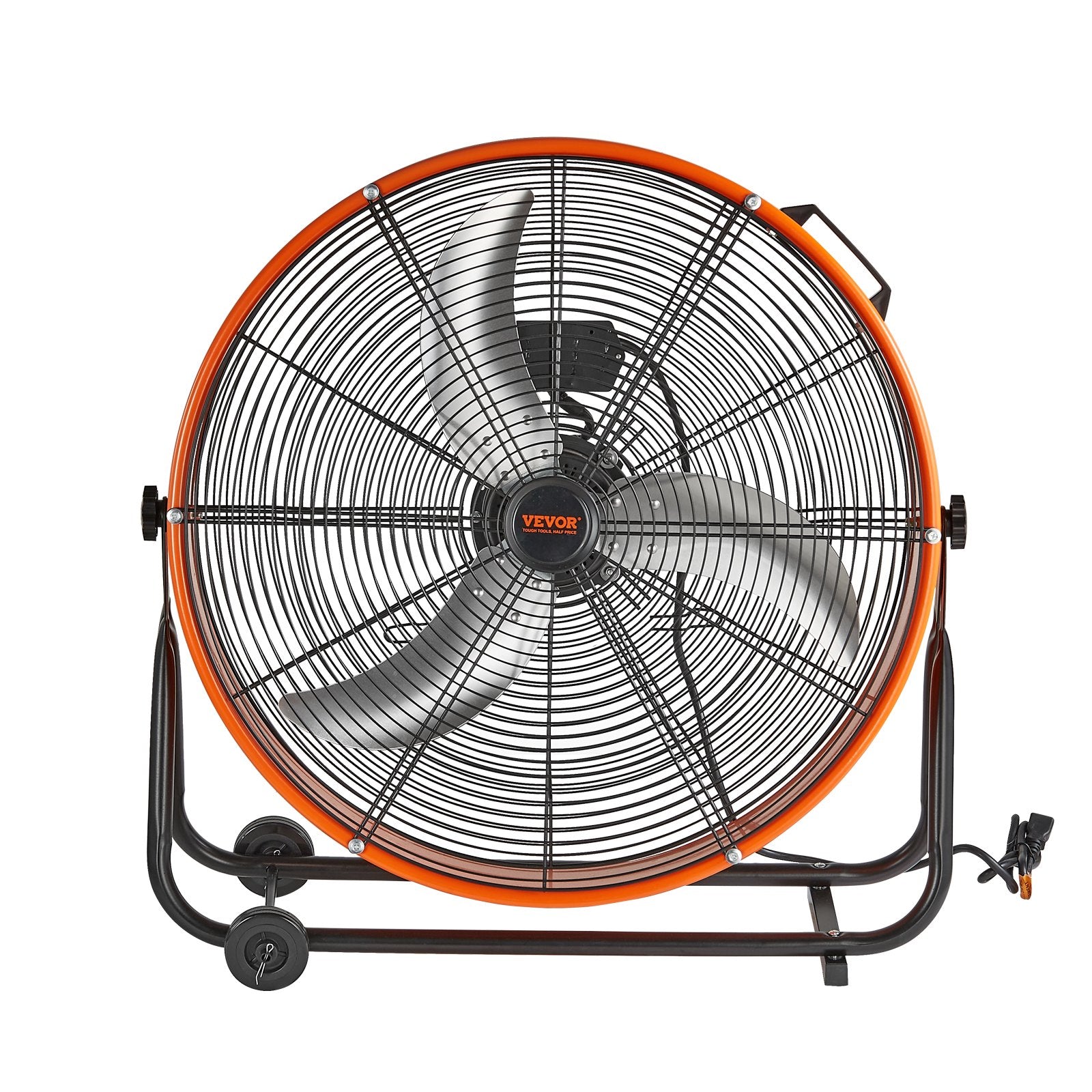 Drum Fan 24 Inch High Velocity Industrial Use 3-Speed 8600CFM for Warehouse V952-GYLSFS24YCACTZXEZV3