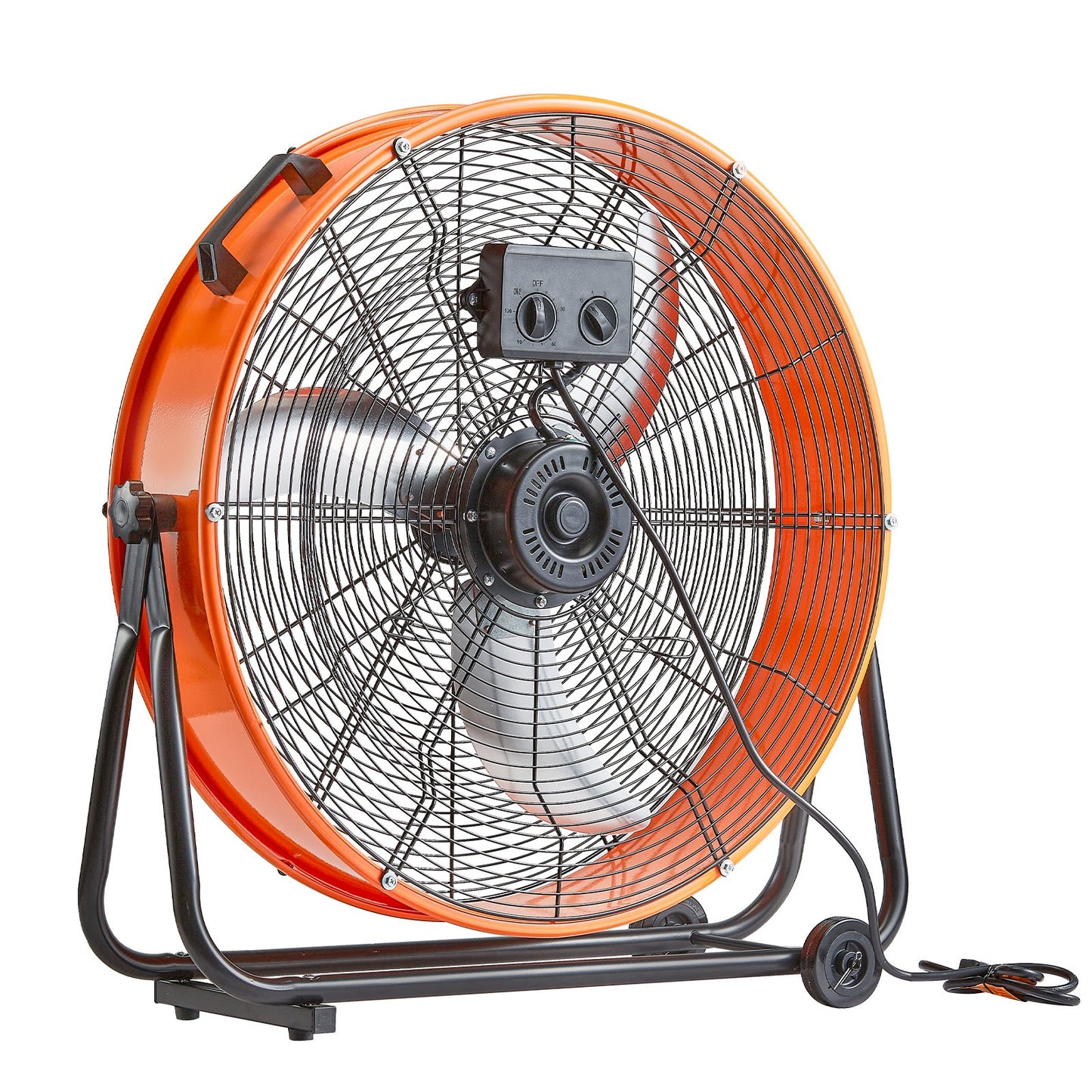 Drum Fan 24 In High Velocity Industrial Infinitely Variable Speed 7935CFM V952-GYLSFS24YCECZY0SLV3