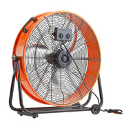 Drum Fan 24 In High Velocity Industrial Infinitely Variable Speed 7935CFM V952-GYLSFS24YCECZY0SLV3
