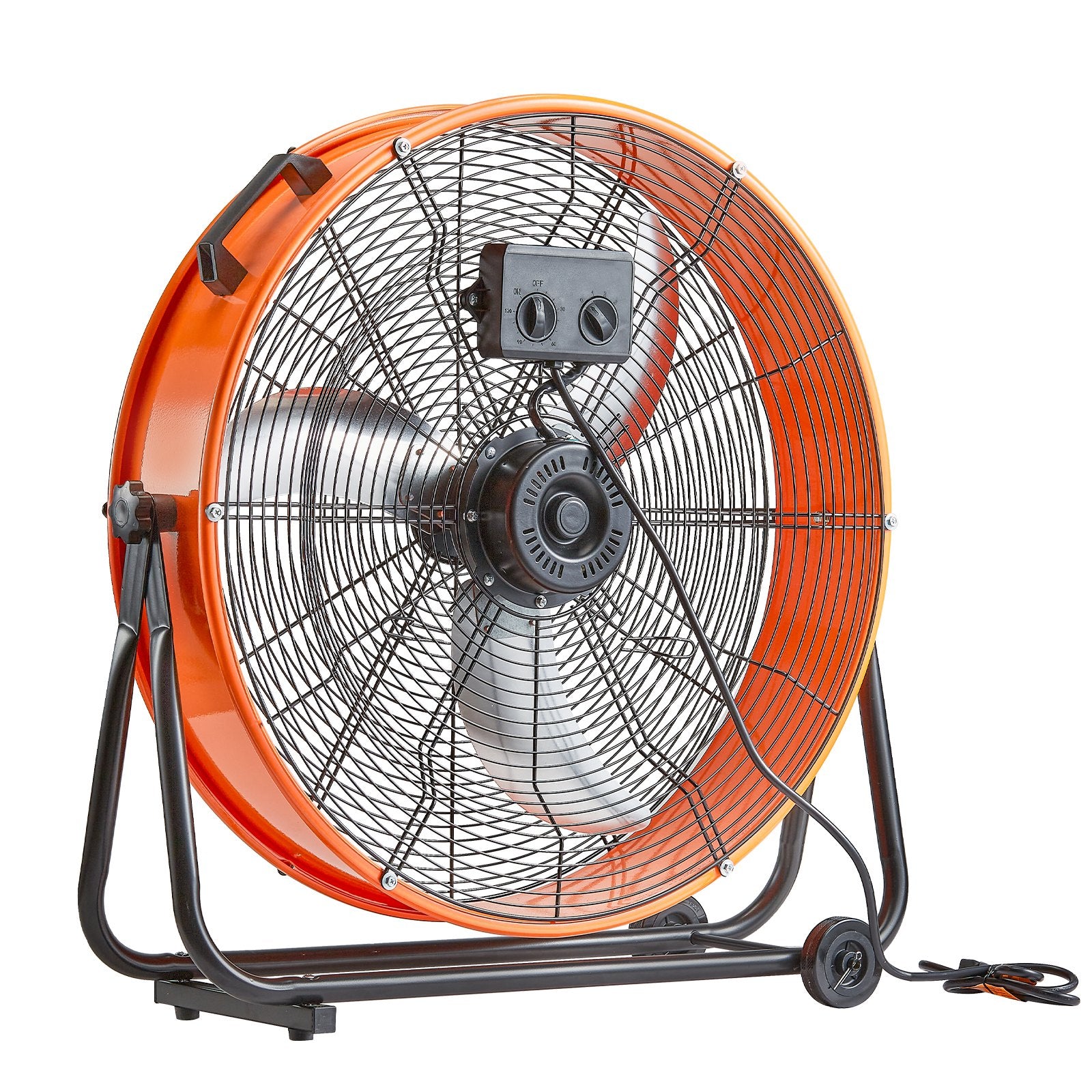 Drum Fan 24 In High Velocity Industrial Infinitely Variable Speed 7935CFM V952-GYLSFS24YCECZY0SLV3