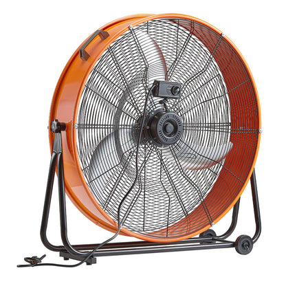 Drum Fan 30 Inch High Velocity Industrial Use 3-Speed 13000CFM for Warehouse V952-GYLSFS30YCACB1SPBV3