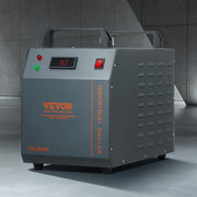 Industrial Water Chiller, CW-3000, 80W Air-Cooled Industrial Water Cooler Cooling System with 12 L Water Tank V952-GYLSJFLS12L19G97PV3