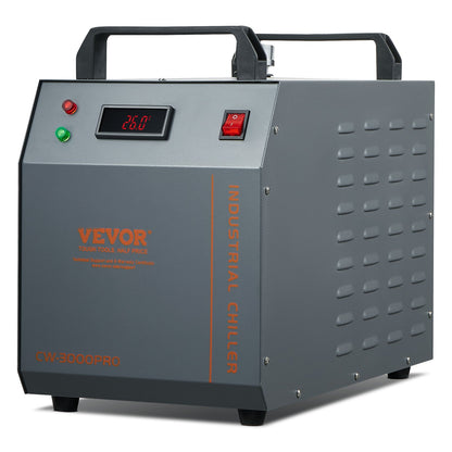 Industrial Water Chiller, CW-3000(PRO), 150W Air-Cooled Industrial Water Cooler Cooling System with 12L Water V952-GYLSJFLS12L1YAX14V3