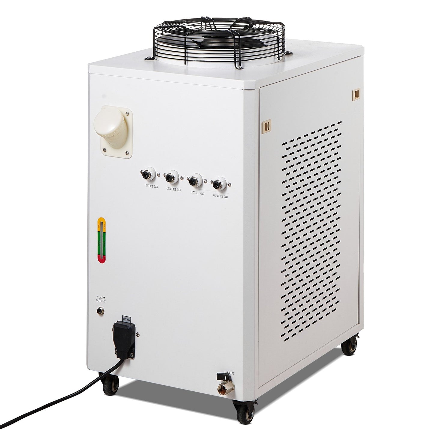 Industrial Water Chiller, CW6000, 1500W Industrial Water Cooler Cooling System with Compressor 15L Water Tank V952-GYLSJYSJS15LDYZN6V3