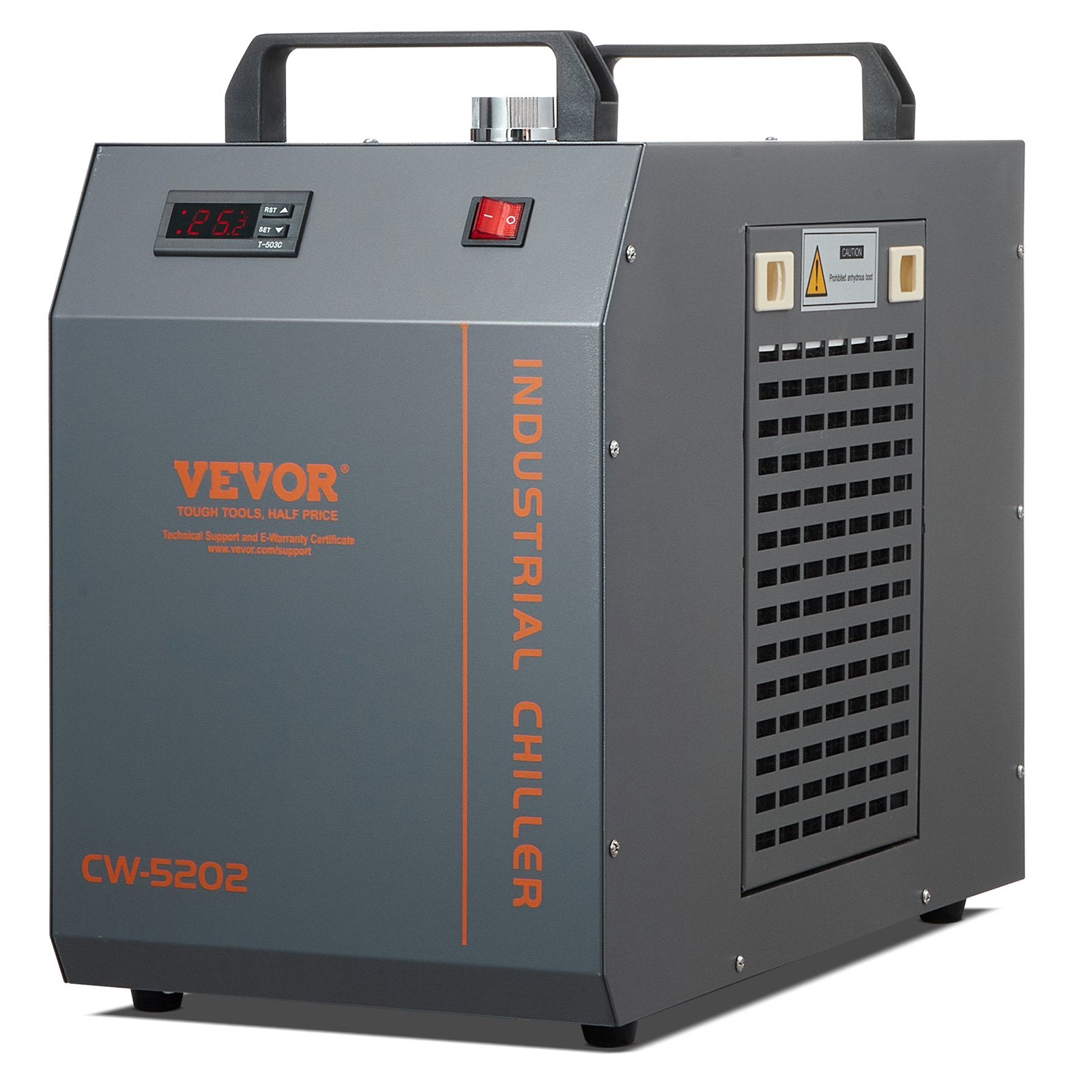 Industrial Water Chiller, CW-5202, Industrial Water Cooler Cooling System with Built-in Compressor 7L Water V952-GYLSJYSJS7L18IJHWV3