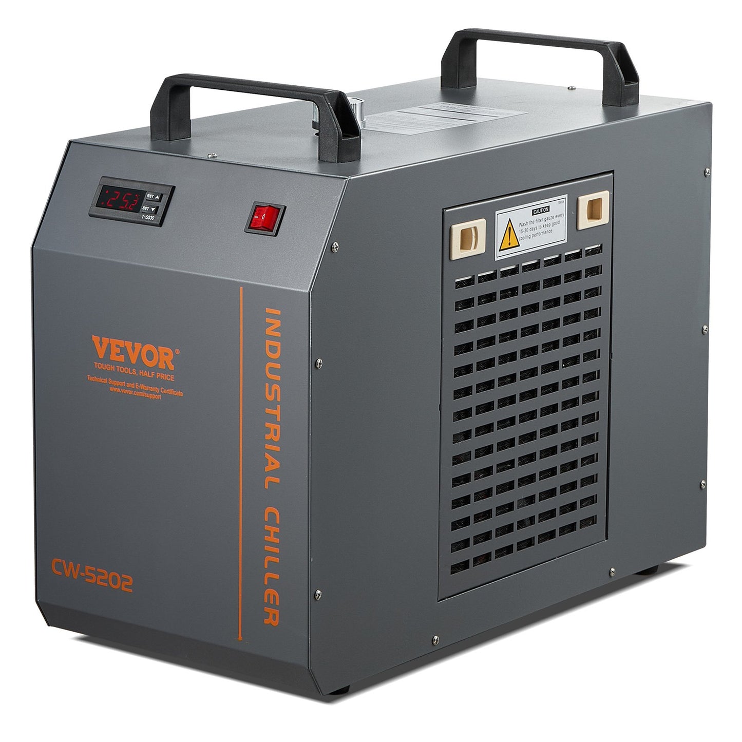 Industrial Water Chiller, CW-5202, Industrial Water Cooler Cooling System with Built-in Compressor 7L Water V952-GYLSJYSJS7L18IJHWV3