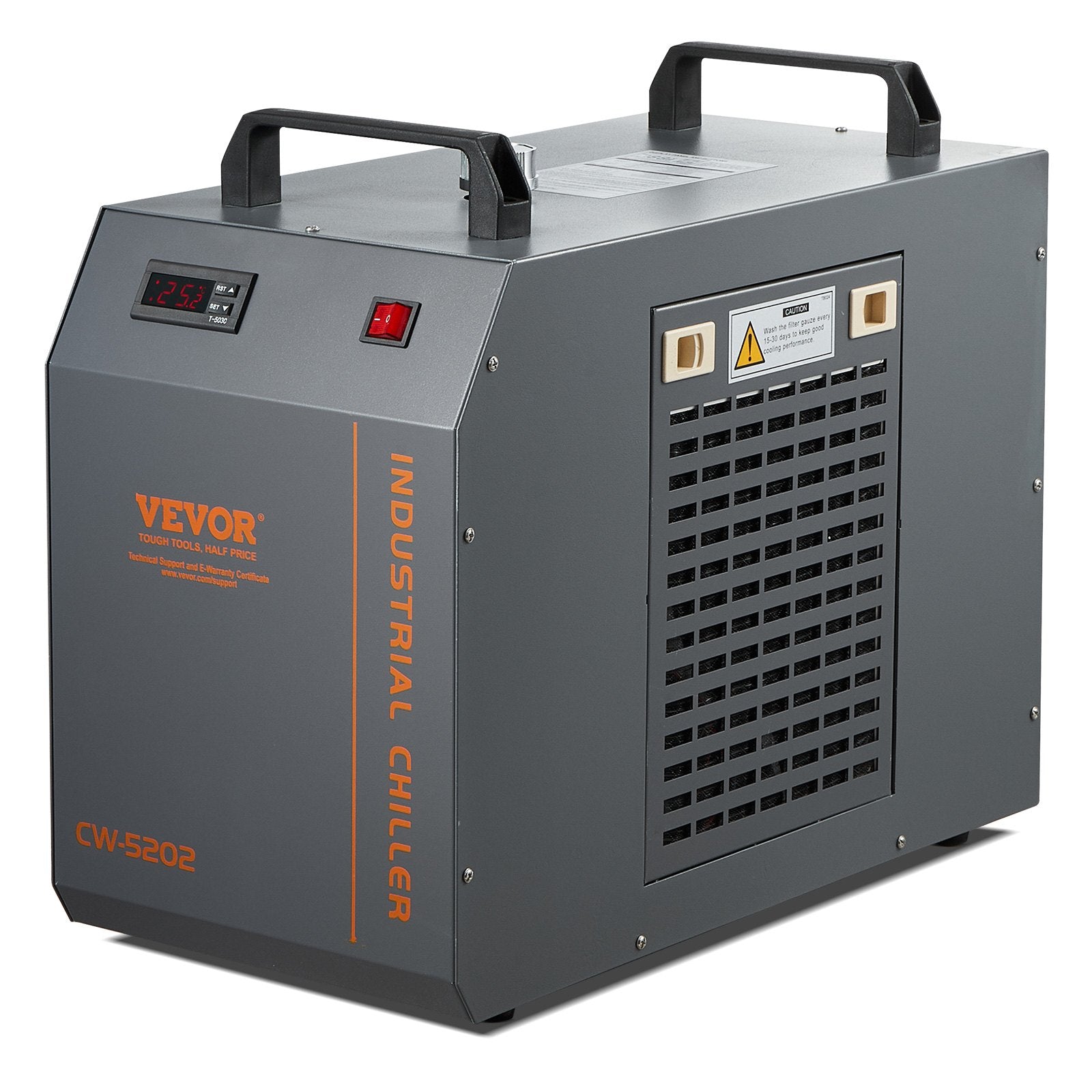 Industrial Water Chiller, CW-5202, Industrial Water Cooler Cooling System with Built-in Compressor 7L Water V952-GYLSJYSJS7L18IJHWV3