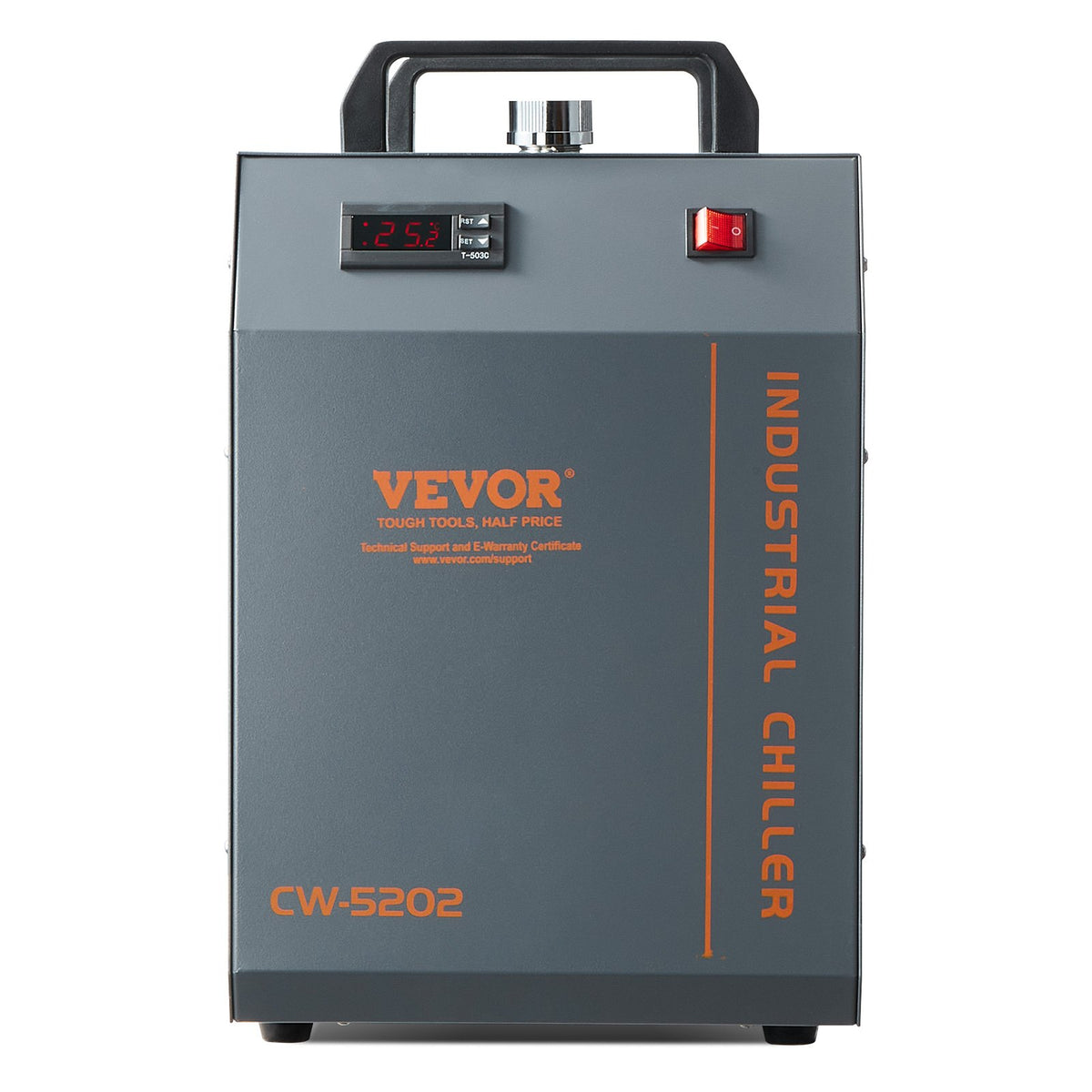 Industrial Water Chiller, CW-5202, Industrial Water Cooler Cooling System with Built-in Compressor 7L Water V952-GYLSJYSJS7L18IJHWV3