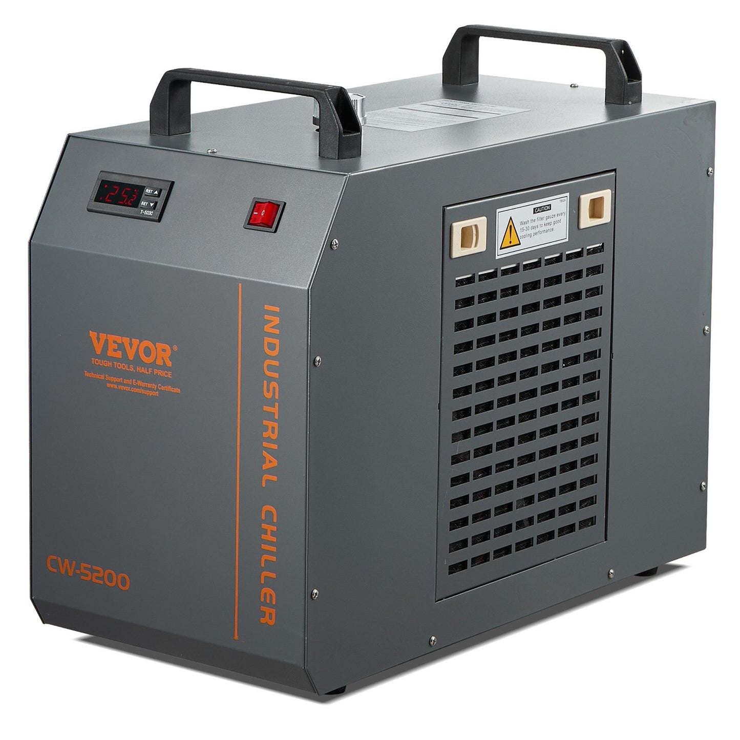 Industrial Water Chiller, CW-5200, Industrial Water Cooler Cooling System with Built-in Compressor 7L Water V952-GYLSJYSJS7L1LBEPIV3