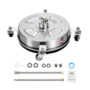 14" Pressure Washer Surface Cleaner, Stainless Steel Pressure Washer Attachments with 4 Wheels, 4000 Max PSI, V952-GYQXJBMQJQYPLEQRIV0