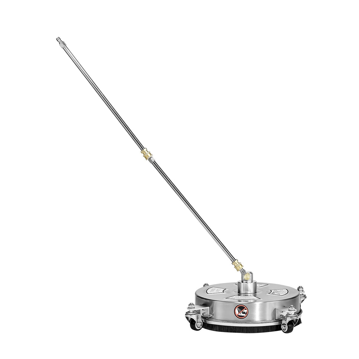 14" Pressure Washer Surface Cleaner, Stainless Steel Pressure Washer Attachments with 4 Wheels, 4000 Max PSI, V952-GYQXJBMQJQYPLEQRIV0