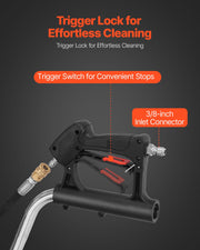 20" Pressure Washer Surface Cleaner, Stainless Steel Pressure Washer Attachments with 4 Wheels, 4500 Max PSI, V952-GYQXJBMQJQYPR0QW0V0
