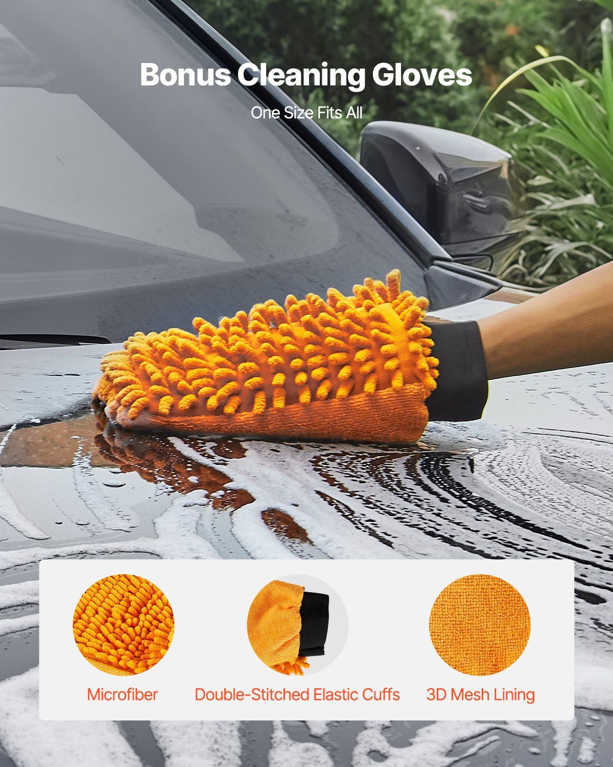 24" Pressure Washer Undercarriage Cleaner, Stainless Steel Surface Cleaner for Pressure Washer, 4000 Max PSI, V952-GYQXJBMQJQZGQLB0WV0