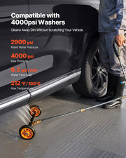 16" Pressure Washer Undercarriage Cleaner, Stainless Steel Surface Cleaner for Pressure Washer, 4000 Max PSI, V952-GYQXJBMQJQZGW7HOZV0