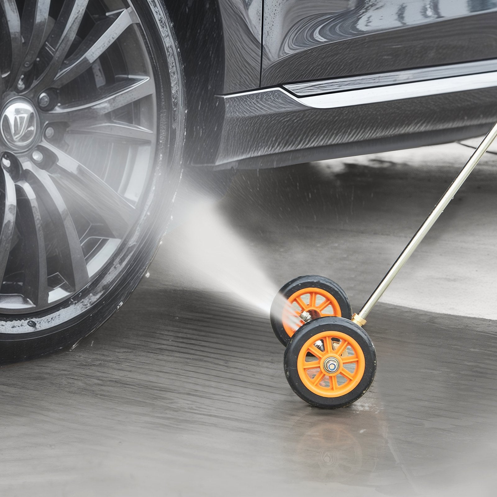 16" Pressure Washer Undercarriage Cleaner, Stainless Steel Surface Cleaner for Pressure Washer, 4000 Max PSI, V952-GYQXJBMQJQZGW7HOZV0