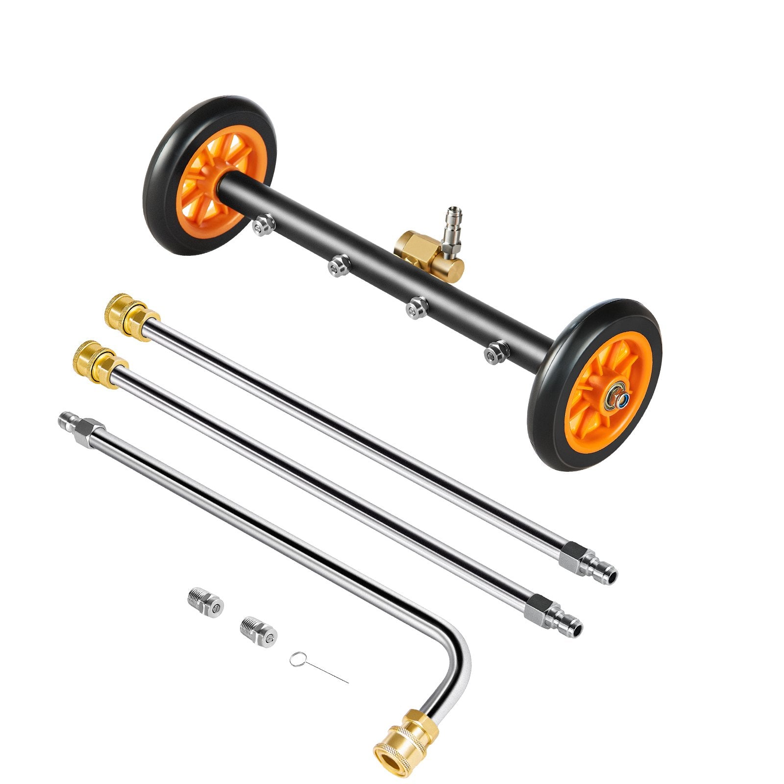 16" Pressure Washer Undercarriage Cleaner, Stainless Steel Surface Cleaner for Pressure Washer, 4000 Max PSI, V952-GYQXJBMQJQZGW7HOZV0