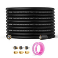 Pressure Washer Hose, 100FT, 1/4" Kink Free M22-14mm Brass Thread Replacement For Most Brand Pressure V952-GYQXRG100FT1FESK8V0