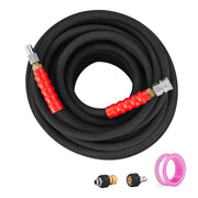 Pressure Washer Hose, 100FT, Kink Free 3/8"-14.8 Male, 3/8"-15 Female For Most Brand Pressure Washers, 4.9'' V952-GYQXRG100FT3TSQ9MV0