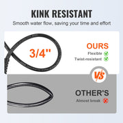 Pressure Washer Hose, 25 FT, 1/4" Kink Free M22-14mm Brass Thread Replacement For Most Brand Pressure V952-GYQXRG25YC11IZ58EV0