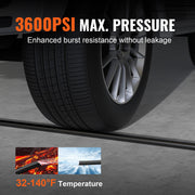 50 FT 3600 PSI High Pressure Power Washer Hose 1/4" Quick Connection V952-GYQXRG50FT14NU19OV0