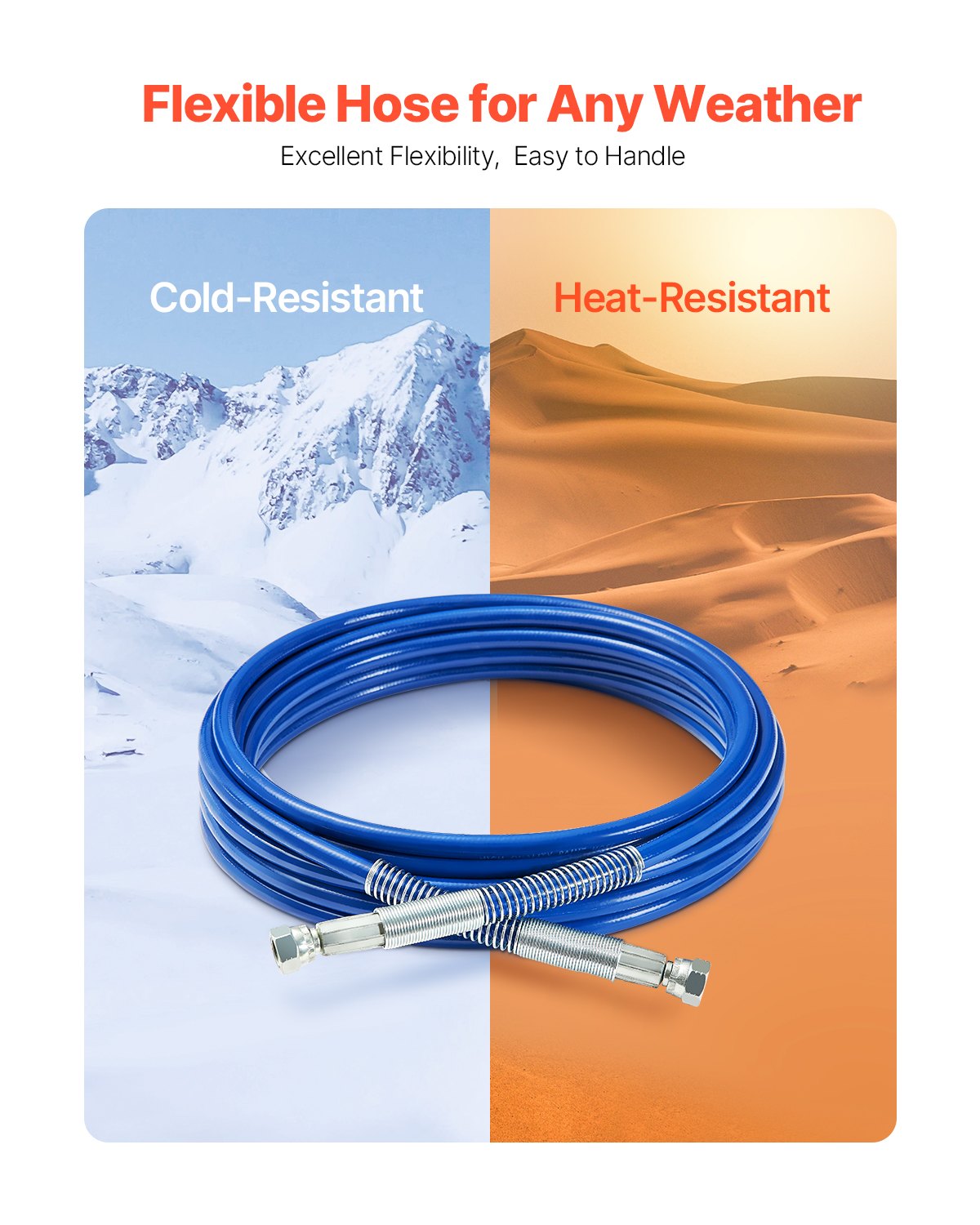 25ft Airless Paint Sprayer Hose 1/4 in Universal Airless Paint Spray Hose V952-GYWQPTJRGJPJUJUBPV0