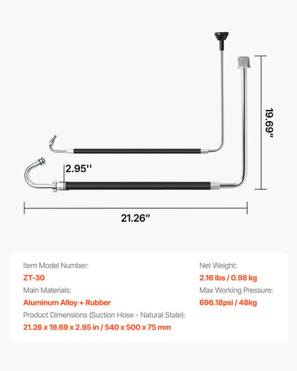 Suction Hose Tube and Reflux Line Sets Airless Paint Sprayers Tool Part V952-GYWQPTJRGJPJYUN19V0