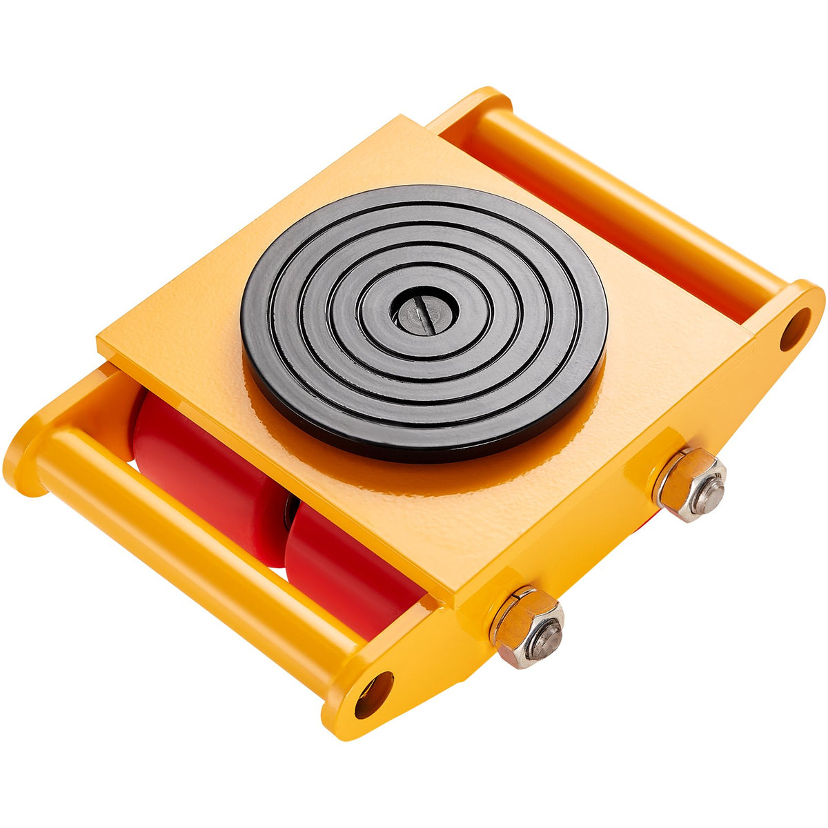 Machinery Skate Dolly Machinery Mover 13200lbs/6T Carbon Steel 4 PU Wheels V952-GYXTKHSG16TPU4PRFV0