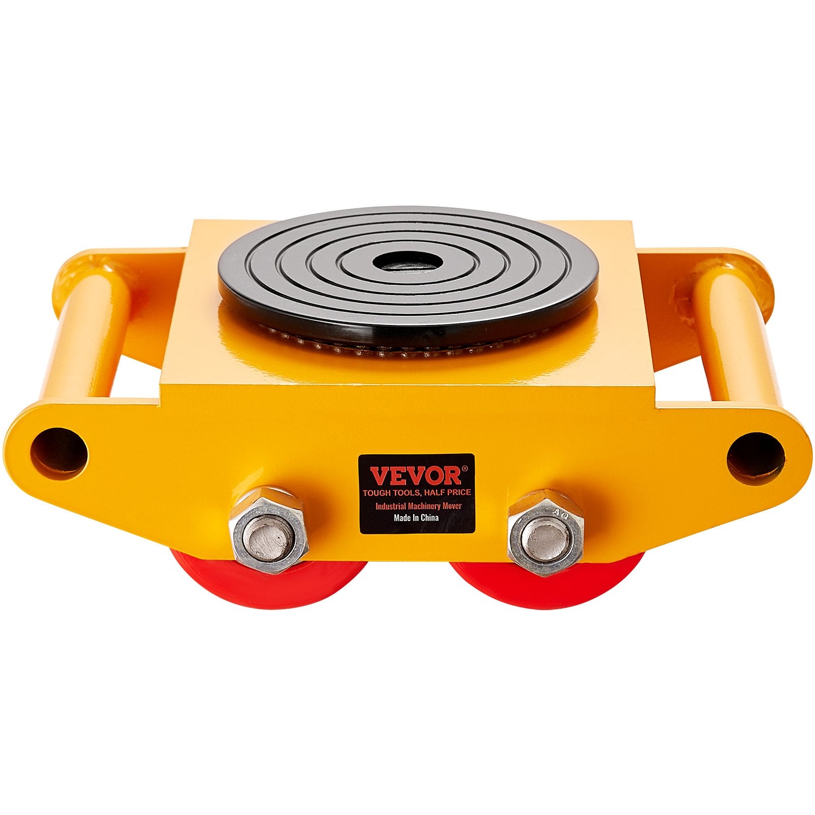 Machinery Skate Dolly Machinery Mover 13200lbs/6T Carbon Steel 4 PU Wheels V952-GYXTKHSG16TPU4PRFV0