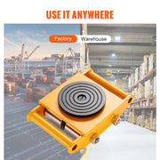 4PCS Machinery Skate Dolly Mover Skate 26455LBS/12T 4 Carbon Steel Wheels V952-GYXTKHSGFG46TAFK1V0