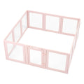 Dog Whelping Box, 1.54x1.5x0.6 m, Transparent Plastic Dog Whelping Pen for Large Sized Dogs, Waterproof Puppy V952-GYZXZJZJSLDCK3NII001V0