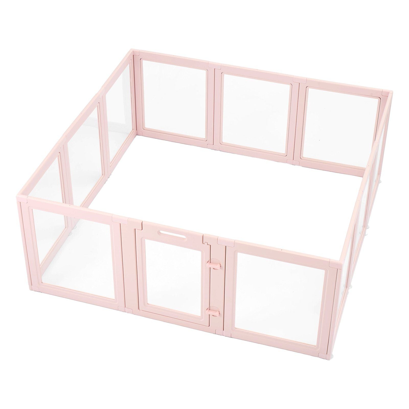 Dog Whelping Box, 1.54x1.5x0.6 m, Transparent Plastic Dog Whelping Pen for Large Sized Dogs, Waterproof Puppy V952-GYZXZJZJSLDCK3NII001V0