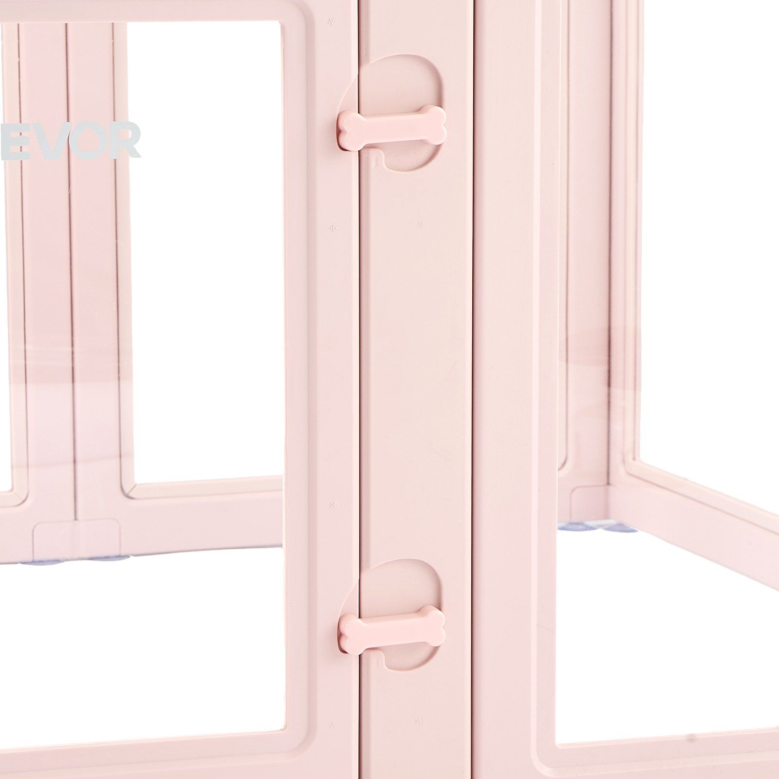 Dog Whelping Box, 1.54x1.5x0.6 m, Transparent Plastic Dog Whelping Pen for Large Sized Dogs, Waterproof Puppy V952-GYZXZJZJSLDCK3NII001V0