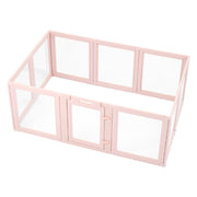 Dog Whelping Box, 1.54x1x0.6 m Plastic Dog Whelping Pen for Medium Sized Dogs, Waterproof Transparent Puppy V952-GYZXZJZJSLDCQPAG3001V0