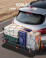 53" x 19" x 5", Hitch Cargo Carrier, 500 lbs Capacity Hitch Cargo Carrier with Hitch Stabilizer & Ratchet V952-GZBDPDECKFGZDVRAOV0