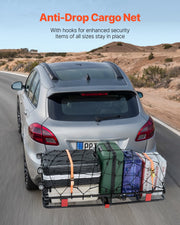 53" x 19" x 5", Hitch Cargo Carrier, 500 lbs Capacity Hitch Cargo Carrier with Hitch Stabilizer & Ratchet V952-GZBDPDECKFGZDVRAOV0