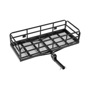 60" x 24" x 14", Hitch Cargo Carrier, 500 lbs Capacity Hitch Cargo Carrier with Anti-Rattle Hitch Stabilizer, V952-GZBDPDECKFGZO1MA7V0