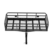 60" x 24" x 14", Hitch Cargo Carrier, 500 lbs Capacity Hitch Cargo Carrier with Anti-Rattle Hitch Stabilizer, V952-GZBDPDECKFGZO1MA7V0