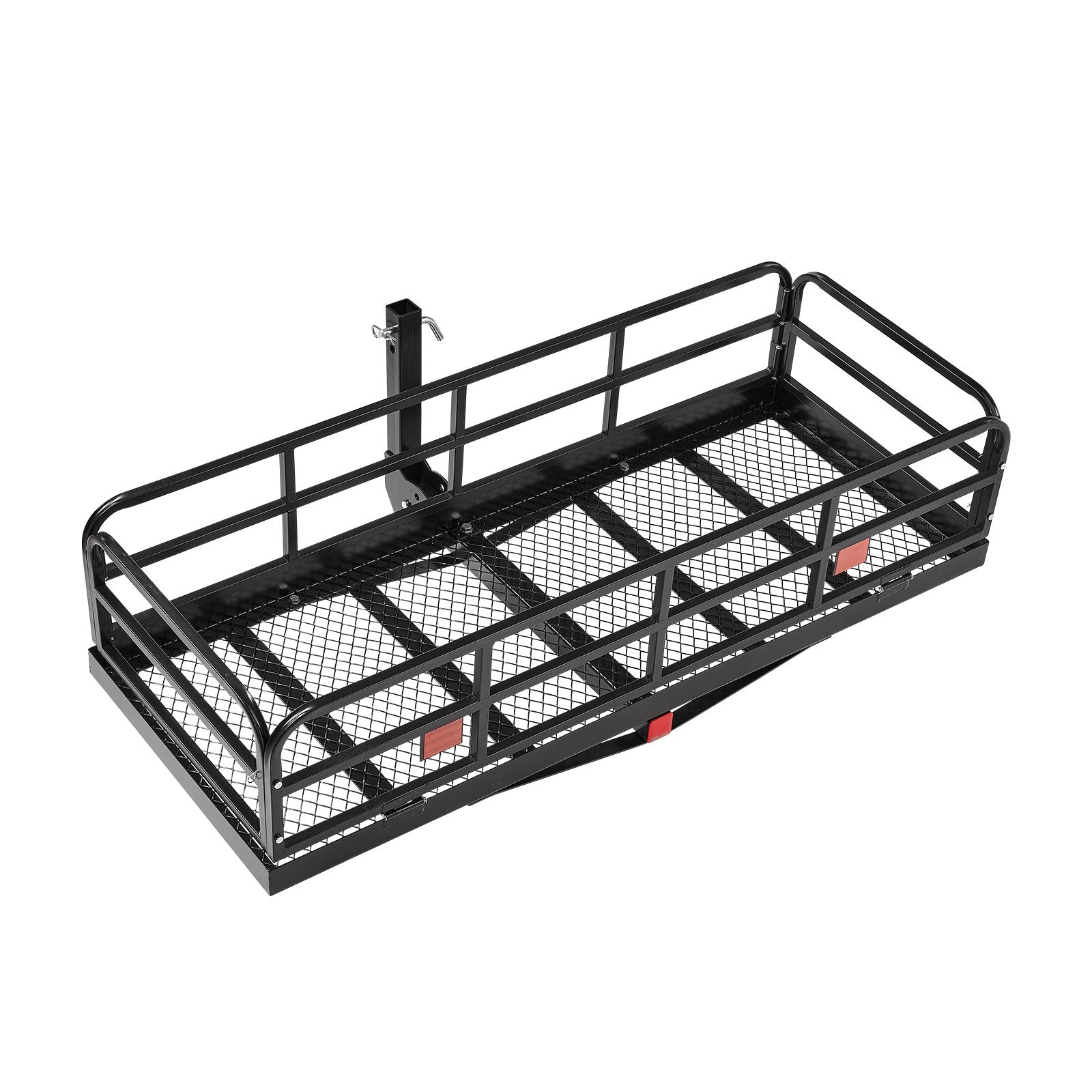 60" x 24" x 14", Hitch Cargo Carrier, 500 lbs Capacity Hitch Cargo Carrier with Anti-Rattle Hitch Stabilizer, V952-GZBDPDECKFGZO1MA7V0