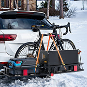 60" x 24" x 6", Hitch Cargo Carrier, 500 lbs Capacity Hitch Cargo Carrier with Cargo Net with Hook & V952-GZBDPDECKFGZR2EQ5V0