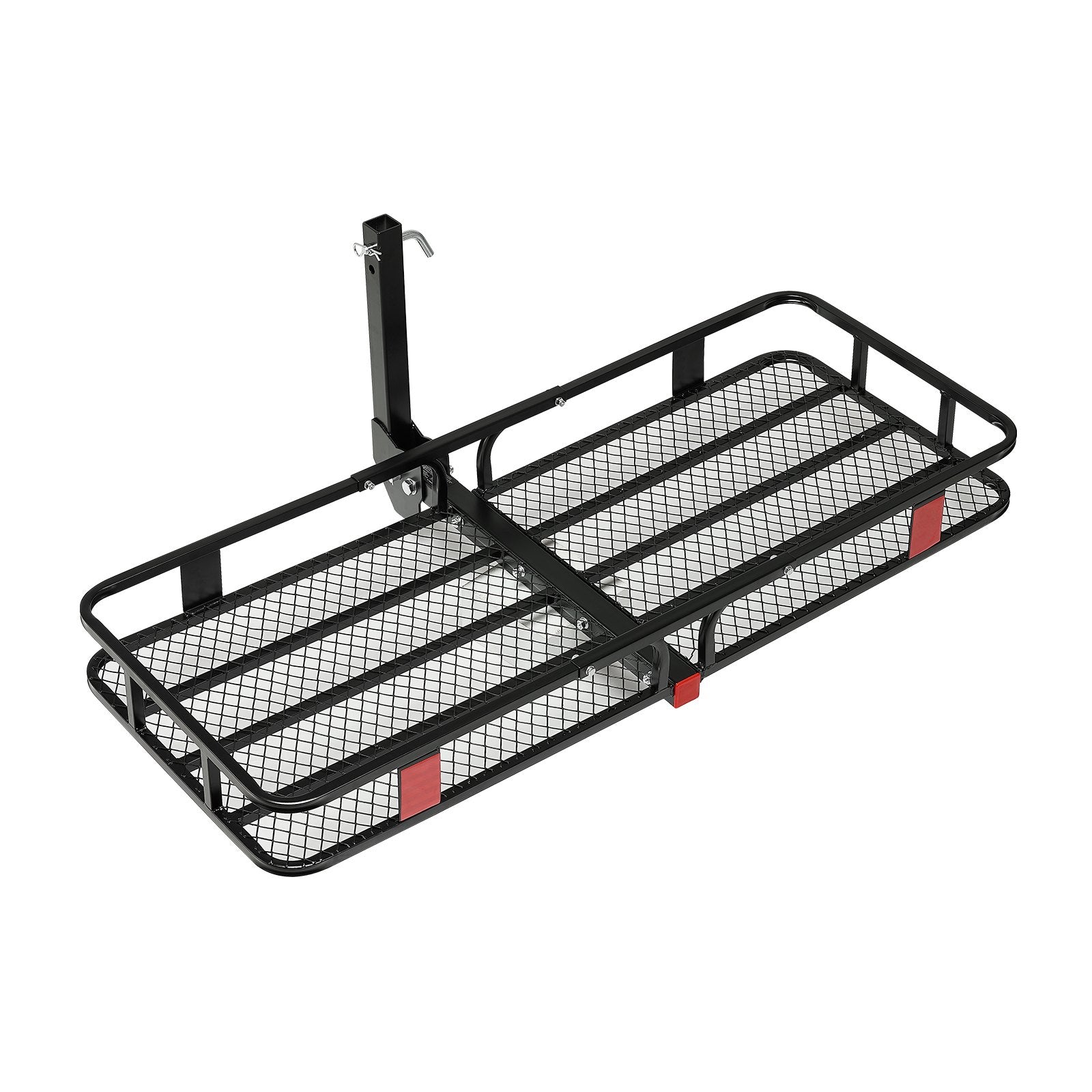 60" x 24" x 6", Hitch Cargo Carrier, 500 lbs Capacity Hitch Cargo Carrier with Cargo Net with Hook & V952-GZBDPDECKFGZR2EQ5V0