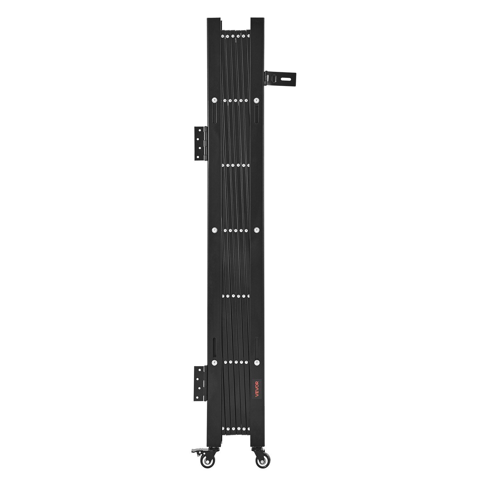 Single Folding Security Gate, Lockable Scissor Gate with 360 degree Swivel Casters, Outdoor Barricade Steel V952-GZDZDAQM5157ODKJ1001V0