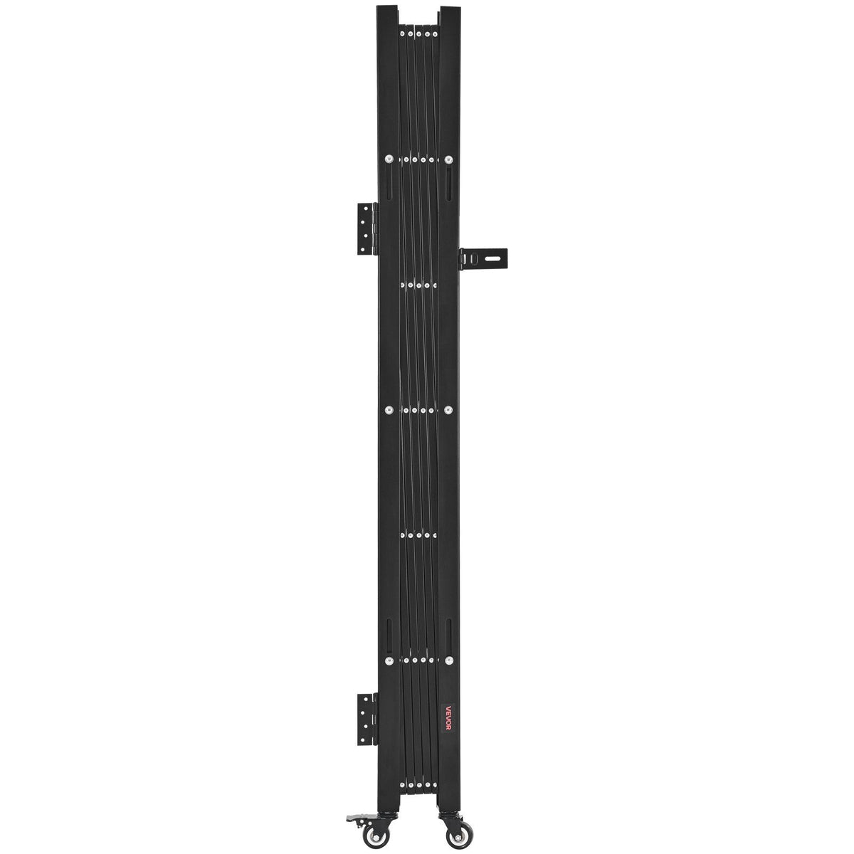 Single Folding Security Gate, Lockable Scissor Gate with 360 degree Swivel Casters, Outdoor Barricade Steel V952-GZDZDAQM63398ECAH001V0