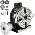 Rotary Table 6inch(150mm) Horizontal Vertical Milling Table 2/5inch(10mm) 4-Slot Milling Rotary Table MT-2 V952-GZT6CSCTJFCB00001V0