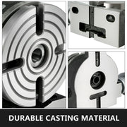 Rotary Table 6inch(150mm) Horizontal Vertical Milling Table 2/5inch(10mm) 4-Slot Milling Rotary Table MT-2 V952-GZT6CSCTJFCB00001V0