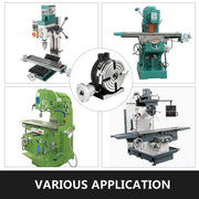 Rotary Table 6inch(150mm) Horizontal Vertical Milling Table 2/5inch(10mm) 4-Slot Milling Rotary Table MT-2 V952-GZT6CSCTJFCB00001V0