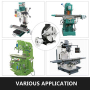 Rotary Table 8Inch Horizontal Vertical HV8 Precision 3MT Milling Drilling Machine Vernier Reading Milling V952-GZTHV-80000000001V0
