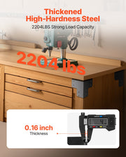 Workbench Corner Bracket Kit, 6.50 x 6.50 x 6.50 inch / 165 x 165 x 165 mm, 2204lbs/1000kg Load Capacity, V952-GZTZJ44YC8PCTTKFE001V0